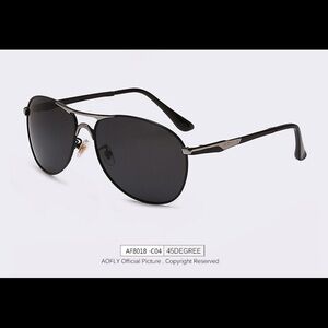 AOFLY Authentic Men's Aviator Sunglasses